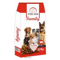 FINE DOG Family granule pro psy s hovzm 10 kg